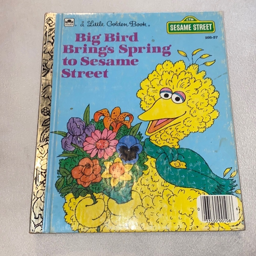 A little golden book Sesame Street vintage